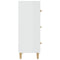 vidaXL Sideboard High Gloss White 70x34x90 cm Engineered Wood