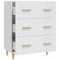 vidaXL Sideboard High Gloss White 70x34x90 cm Engineered Wood
