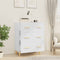 vidaXL Sideboard High Gloss White 70x34x90 cm Engineered Wood