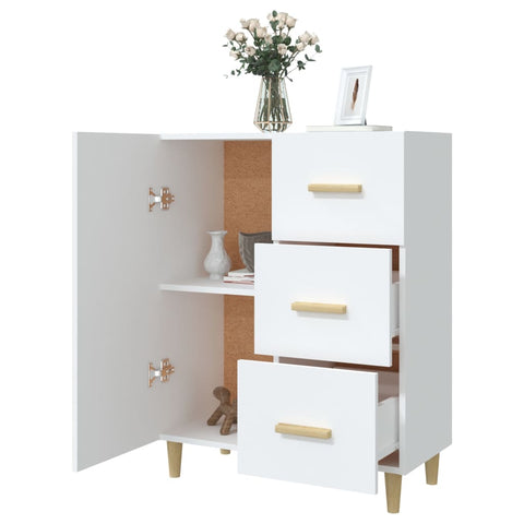 vidaXL Sideboard White 69.5x34x90 cm Engineered Wood