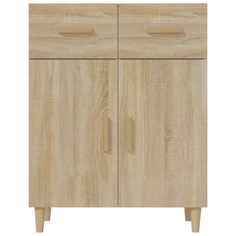 vidaXL Sideboard Sonoma Oak 69.5x34x90 cm Engineered Wood