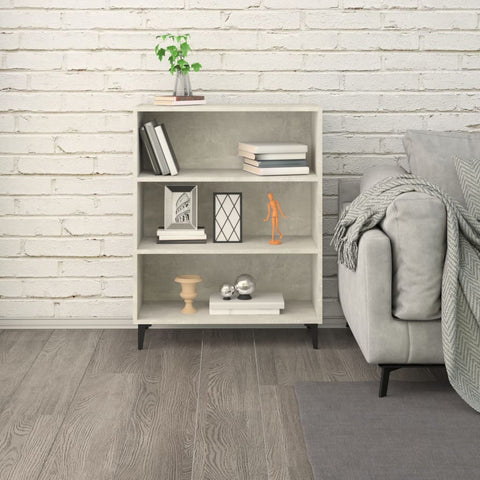 vidaXL Sideboard Concrete Grey 69.5x32.5x90 cm Engineered Wood
