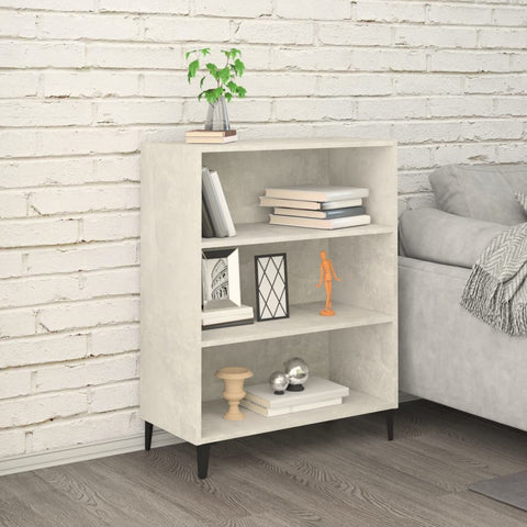 vidaXL Sideboard Concrete Grey 69.5x32.5x90 cm Engineered Wood