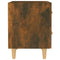 vidaXL Bed Cabinet Smoked Oak 40x35x47.5 cm