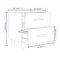 vidaXL Bed Cabinet Smoked Oak 40x35x47.5 cm