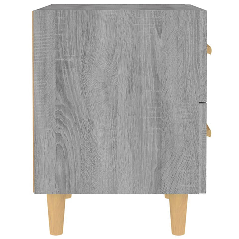 vidaXL Bed Cabinet Grey Sonoma 40x35x47.5 cm