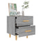 vidaXL Bed Cabinet Grey Sonoma 40x35x47.5 cm