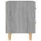 vidaXL Bed Cabinets 2 pcs Grey Sonoma 40x35x47.5 cm