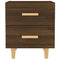 vidaXL Bed Cabinets 2 pcs Brown Oak 40x35x47.5 cm