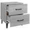 vidaXL Bedside Cabinets 2 pcs Grey Sonoma 40x35x47.5 cm