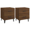 vidaXL Bedside Cabinets 2 pcs Brown Oak 40x35x47.5 cm