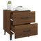 vidaXL Bedside Cabinets 2 pcs Brown Oak 40x35x47.5 cm