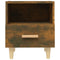 vidaXL Bedside Cabinet Smoked Oak 40x35x47 cm