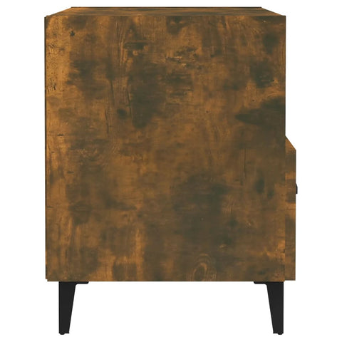 vidaXL Bedside Cabinets 2 pcs Smoked Oak Engineered Wood
