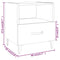 vidaXL Bedside Cabinet Grey Sonoma Engineered Wood