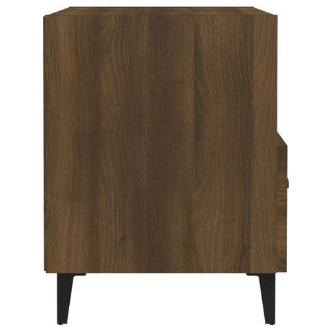 vidaXL Bedside Cabinets 2 pcs Brown Oak Engineered Wood