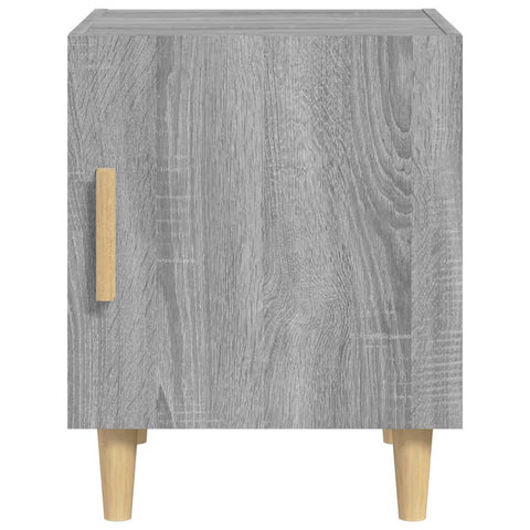 vidaXL Bedside Cabinet Grey Sonoma Engineered Wood