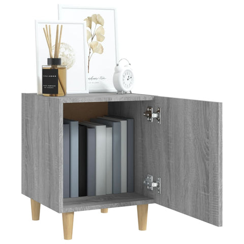 vidaXL Bedside Cabinet Grey Sonoma Engineered Wood