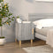 vidaXL Bedside Cabinets 2 pcs Grey Sonoma Engineered Wood