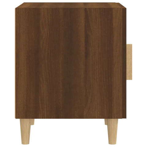 vidaXL Bedside Cabinets 2 pcs Brown Oak Engineered Wood
