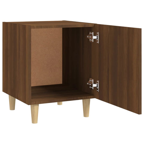 vidaXL Bedside Cabinets 2 pcs Brown Oak Engineered Wood