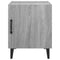 vidaXL Bedside Cabinets 2 pcs Grey Sonoma Engineered Wood