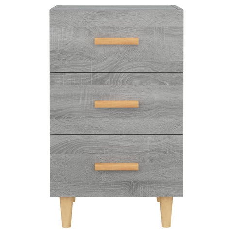 vidaXL Bedside Cabinet Grey Sonoma 40x40x66 cm Engineered Wood
