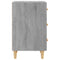 vidaXL Bedside Cabinet Grey Sonoma 40x40x66 cm Engineered Wood