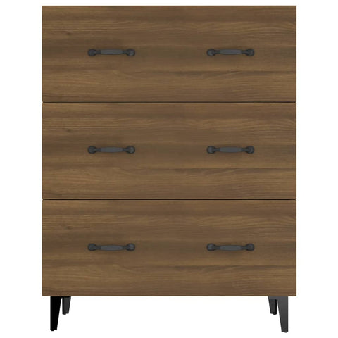 vidaXL Sideboard Brown Oak 69.5x34x90 cm Engineered Wood
