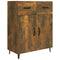 vidaXL Sideboard Smoked Oak 69.5x34x90 cm Engineered Wood