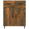 vidaXL Sideboard Smoked Oak 69.5x34x90 cm Engineered Wood