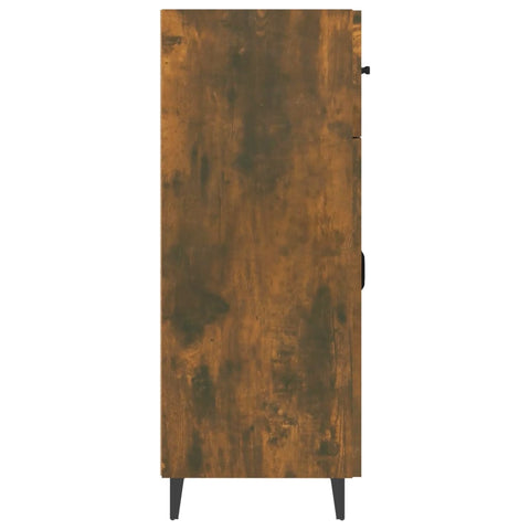 vidaXL Sideboard Smoked Oak 69.5x34x90 cm Engineered Wood