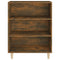 vidaXL Sideboard Smoked Oak 69.5x32.5x90 cm Engineered Wood