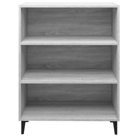 vidaXL Sideboard Grey Sonoma 69.5x32.5x90 cm Engineered Wood