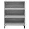 vidaXL Sideboard Grey Sonoma 69.5x32.5x90 cm Engineered Wood