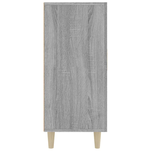 vidaXL Sideboard Grey Sonoma 90x34x80 cm Engineered Wood