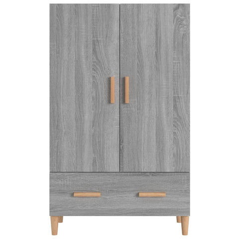 vidaXL Highboard Grey Sonoma 70x31x115 cm Engineered Wood