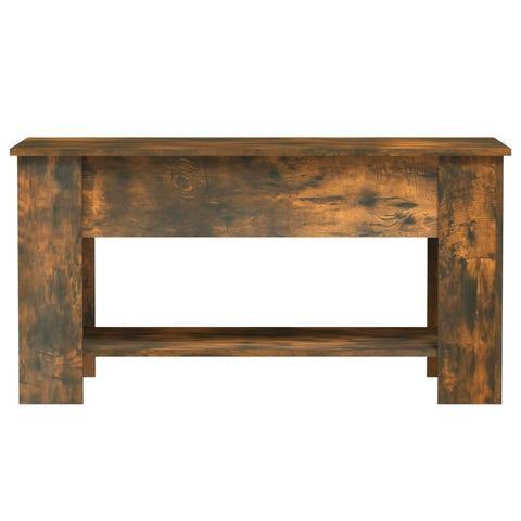 vidaXL Coffee Table Smoked Oak 101x49x52 cm Engineered Wood