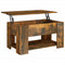 vidaXL Coffee Table Smoked Oak 79x49x41 cm Engineered Wood