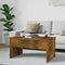 vidaXL Coffee Table Smoked Oak 80x50.5x41.5 cm Engineered Wood