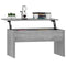 vidaXL Coffee Table Grey Sonoma 80x50.5x41.5 cm Engineered Wood