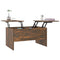 vidaXL Coffee Table Smoked Oak 80x50x42.5 cm Engineered Wood