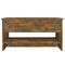 vidaXL Coffee Table Smoked Oak 80x50x40 cm Engineered Wood