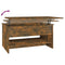 vidaXL Coffee Table Smoked Oak 80x50x40 cm Engineered Wood