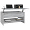 vidaXL Coffee Table Grey Sonoma 80x50x40 cm Engineered Wood