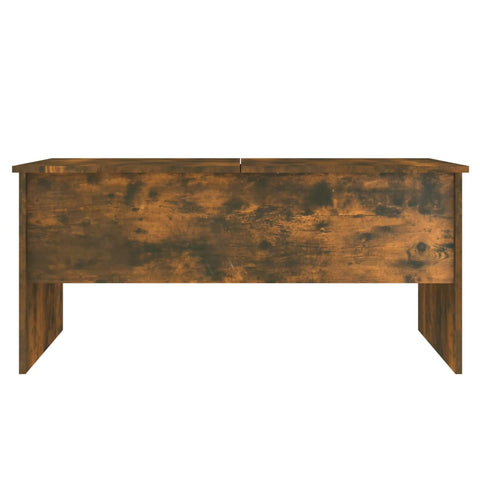 vidaXL Coffee Table Smoked Oak 102x50.5x46.5 cm Engineered Wood