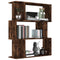 vidaXL Book Cabinet/Room Divider Smoked Oak 80x24x96cm Engineered Wood