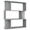 vidaXL Book Cabinet/Room Divider Grey Sonoma 80x24x96cm Engineered Wood