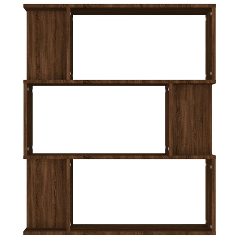 vidaXL Book Cabinet/Room Divider Brown Oak 80x24x96 cm Engineered Wood