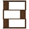 vidaXL Book Cabinet/Room Divider Brown Oak 80x24x96 cm Engineered Wood
